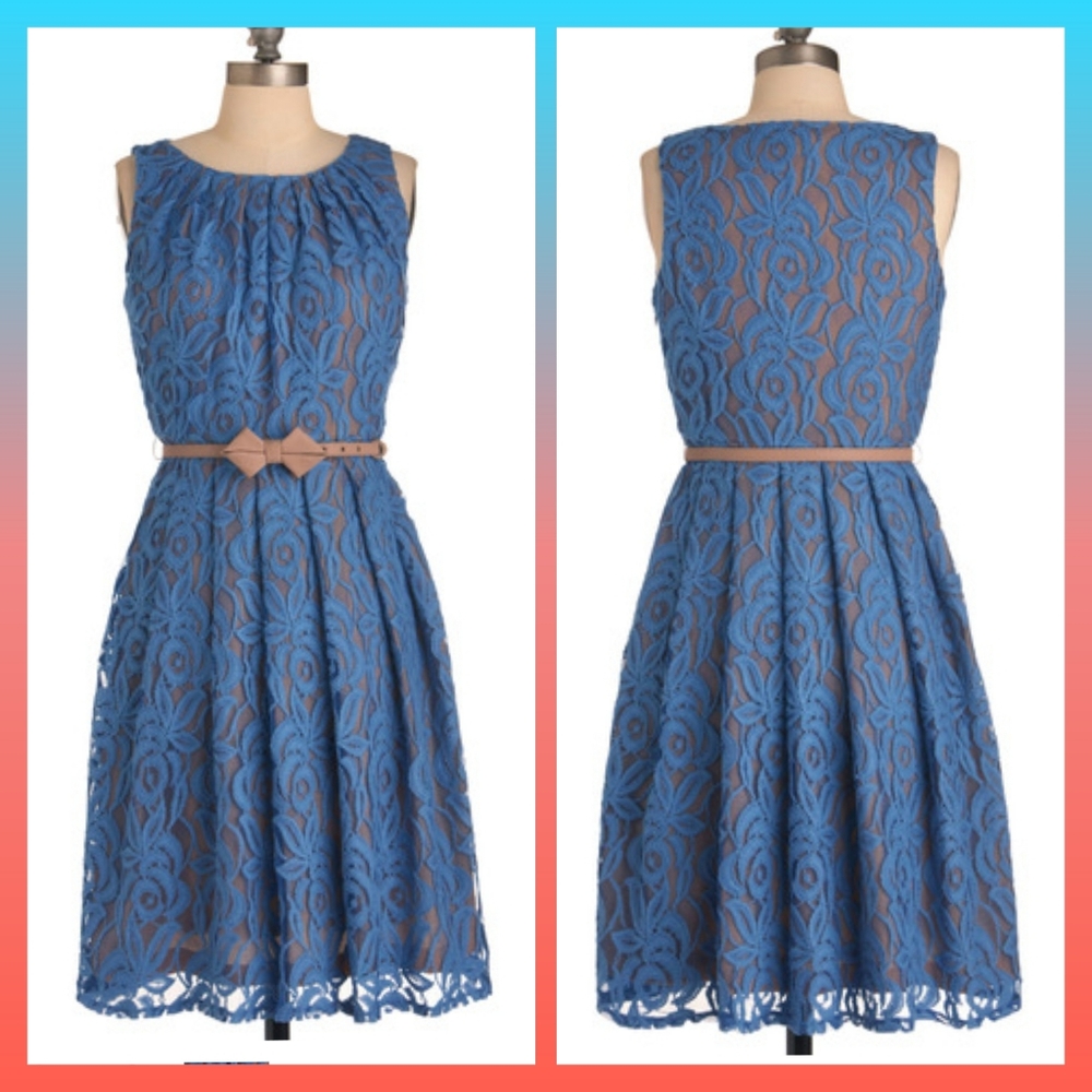 Eva Franco Periwinkle At You Dress